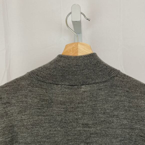 HORNY TOAD & Co  Size XL Rasmus Merino Wool 1/4 Zip Pullover Sweater Gray - Picture 5 of 8